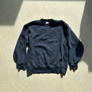 TNA Cozy Boyfriend Sweatshirt Crewneck Navy Size Small